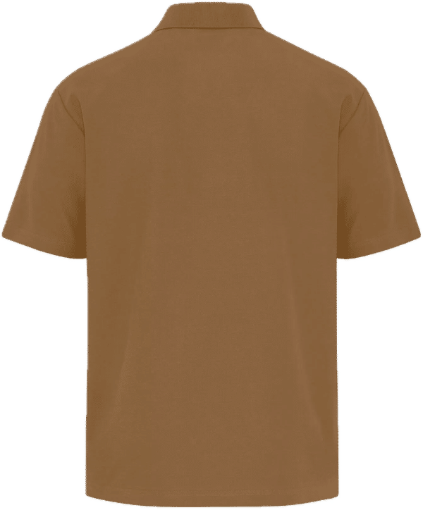 Am image of a Custom Coal Harbour Everyday CVC Polo in Duck Brown!