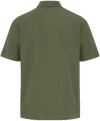 Am image of a Custom Coal Harbour Everyday CVC Polo in Military Green!