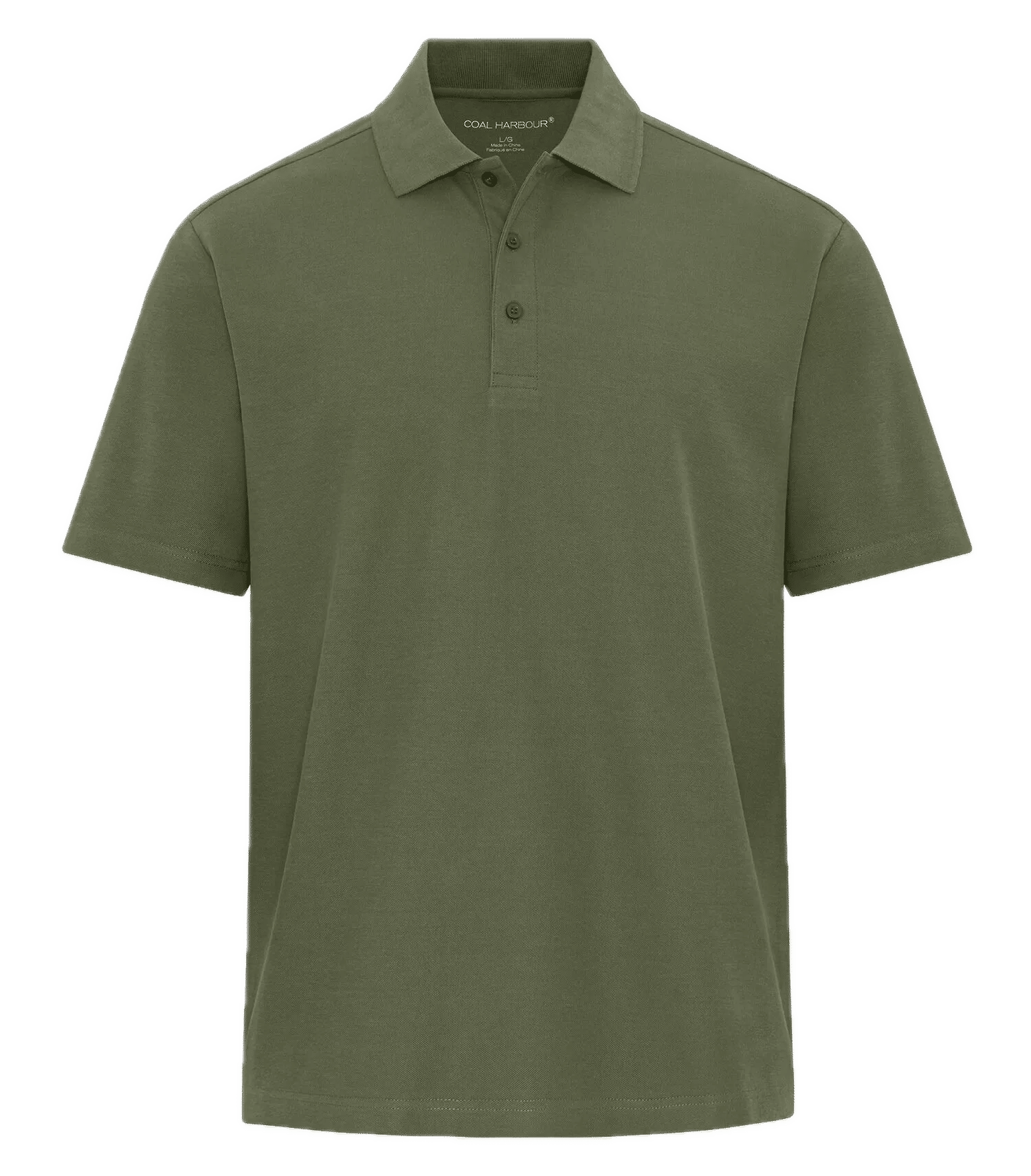 Coal Harbour Everyday CVC Polo in Military Green