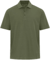 Am image of a Custom Coal Harbour Everyday CVC Polo in Military Green!