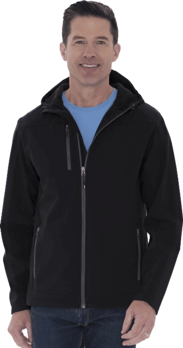 An image of a Custom Coal Harbour Everyday Hooded Water Repellent Stretch Soft Shell Jacket!