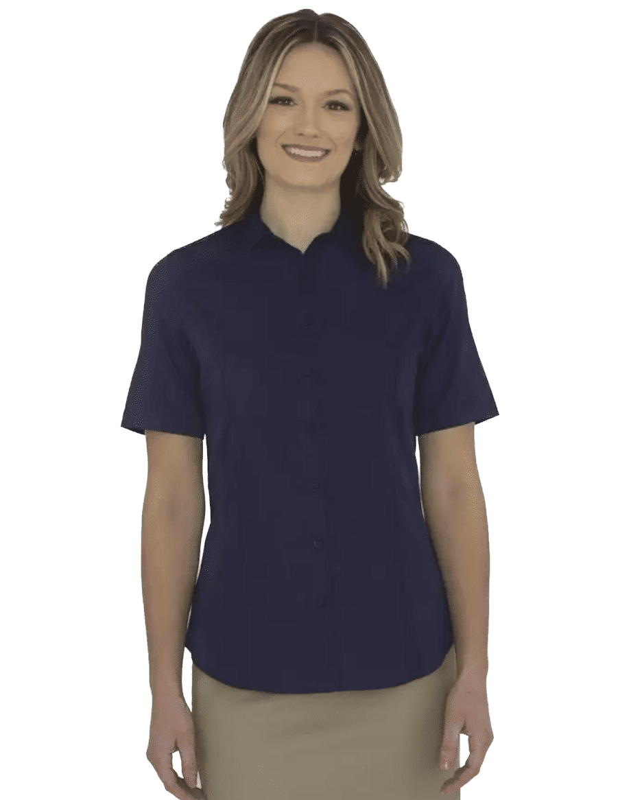 Coal Harbour Everyday Short Sleeve Woven Ladies Shirt