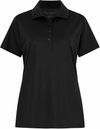 Am image of a Custom Coal Harbour Everyday Snag Resistant Ladies Polo in Black!