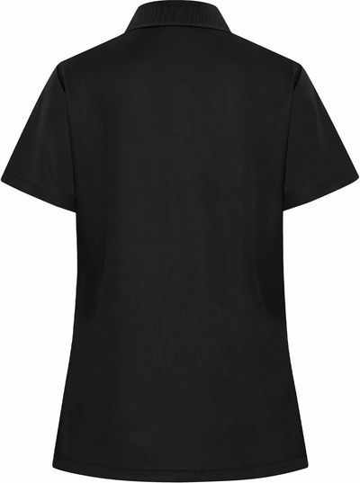 Am image of a Custom Coal Harbour Everyday Snag Resistant Ladies Polo in Black!
