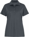 Am image of a Custom Coal Harbour Everyday Snag Resistant Ladies Polo in Iron Grey!