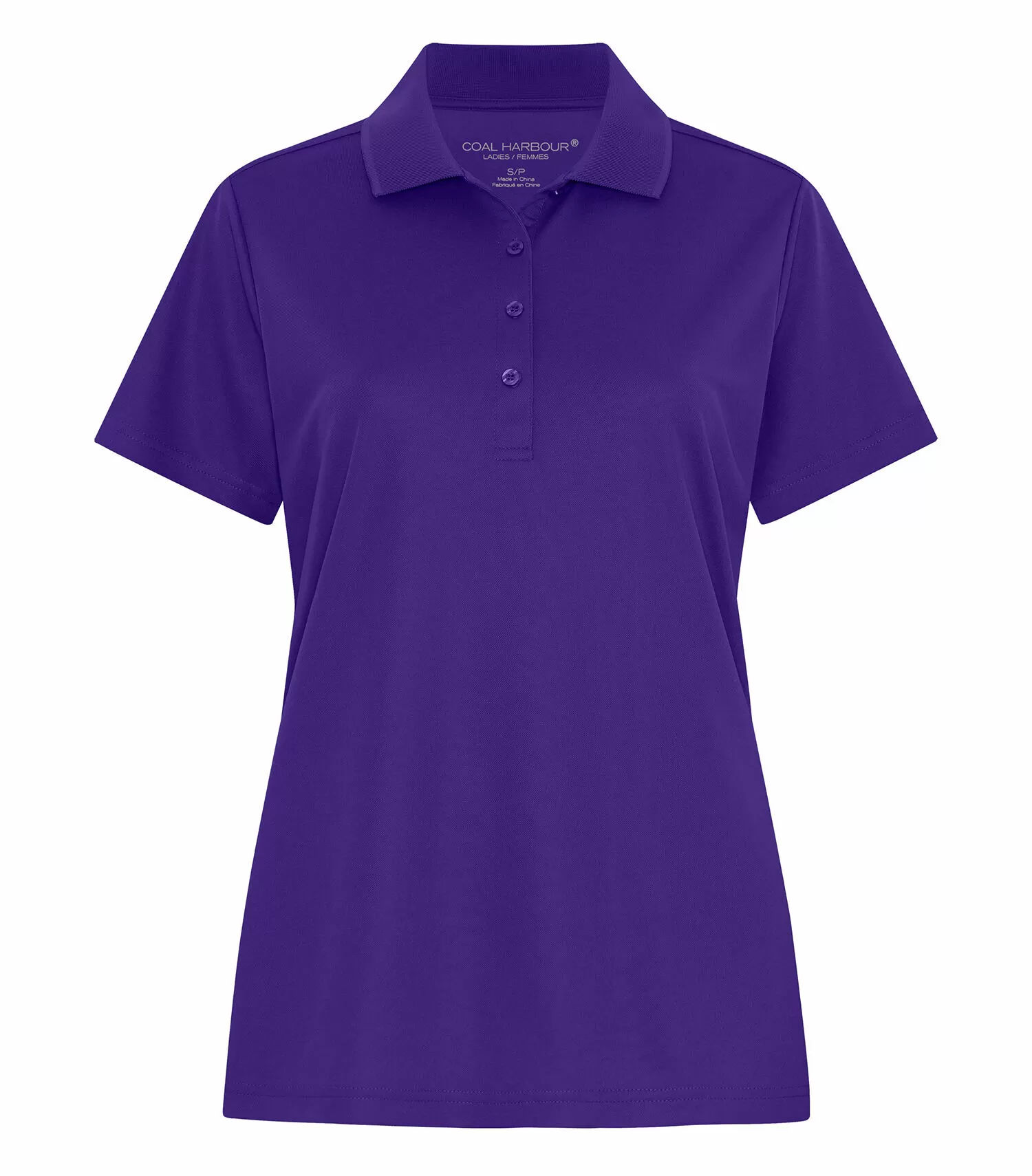 Coal Harbour Everyday Snag Resistant Ladies Polo in Purple