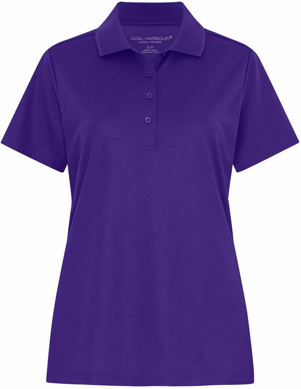 Am image of a Custom Coal Harbour Everyday Snag Resistant Ladies Polo in Purple!