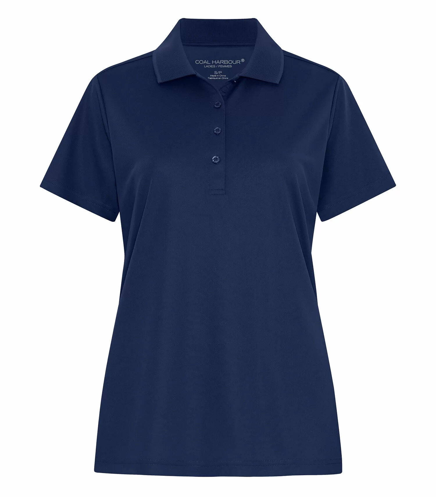 Coal Harbour Everyday Snag Resistant Ladies Polo in True Navy