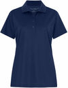 Am image of a Custom Coal Harbour Everyday Snag Resistant Ladies Polo in True Navy!