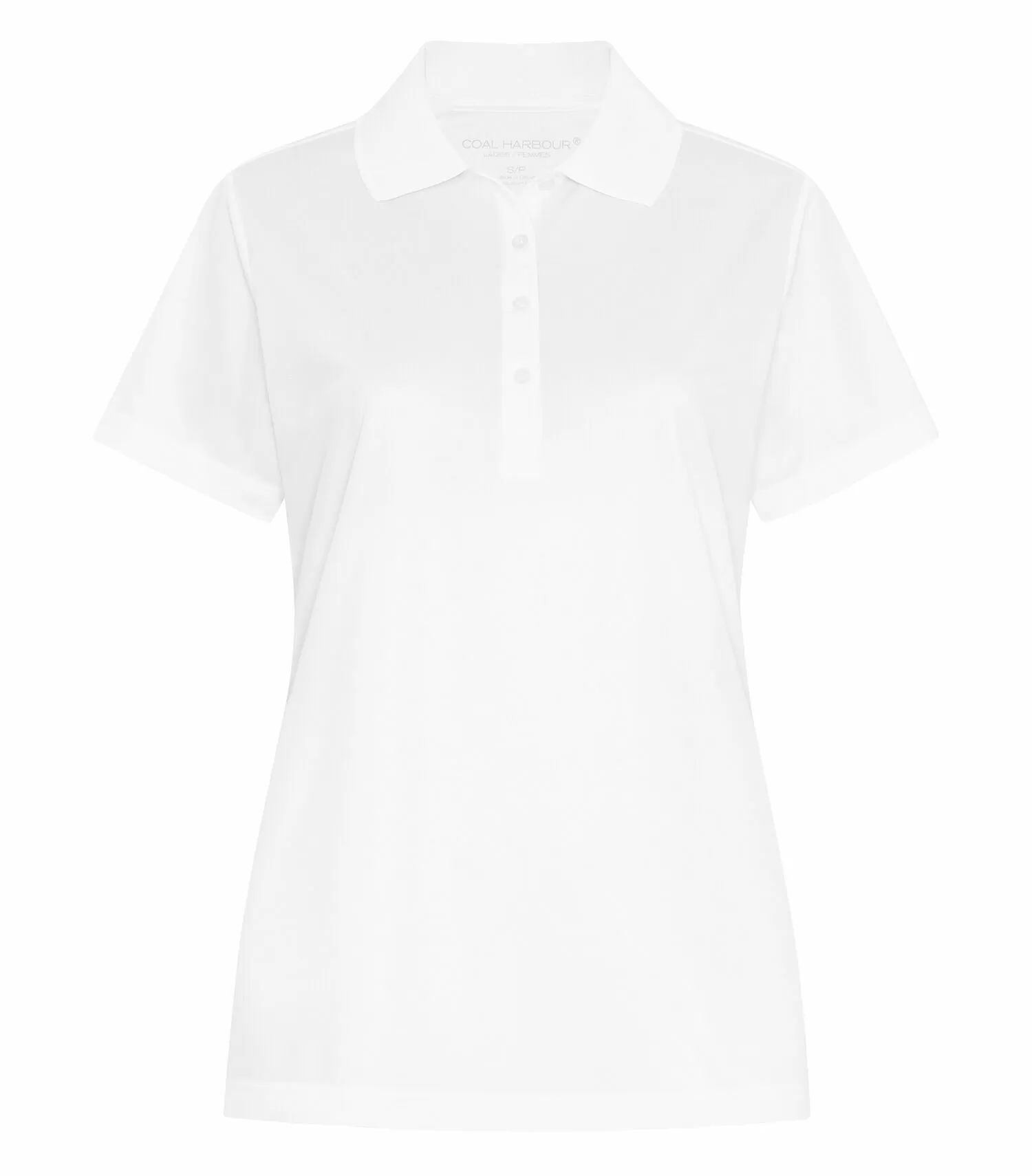 Coal Harbour Everyday Snag Resistant Ladies Polo in White
