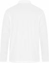 Am image of a Custom Coal Harbour Everyday Snag Resistant Long Sleeve Polo in White!