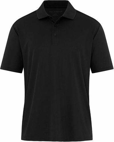 Am image of a Custom Coal Harbour Everyday Snag Resistant Polo in Black!