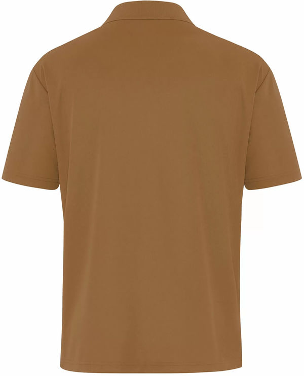 Am image of a Custom Coal Harbour Everyday Snag Resistant Polo in Duck Brown!