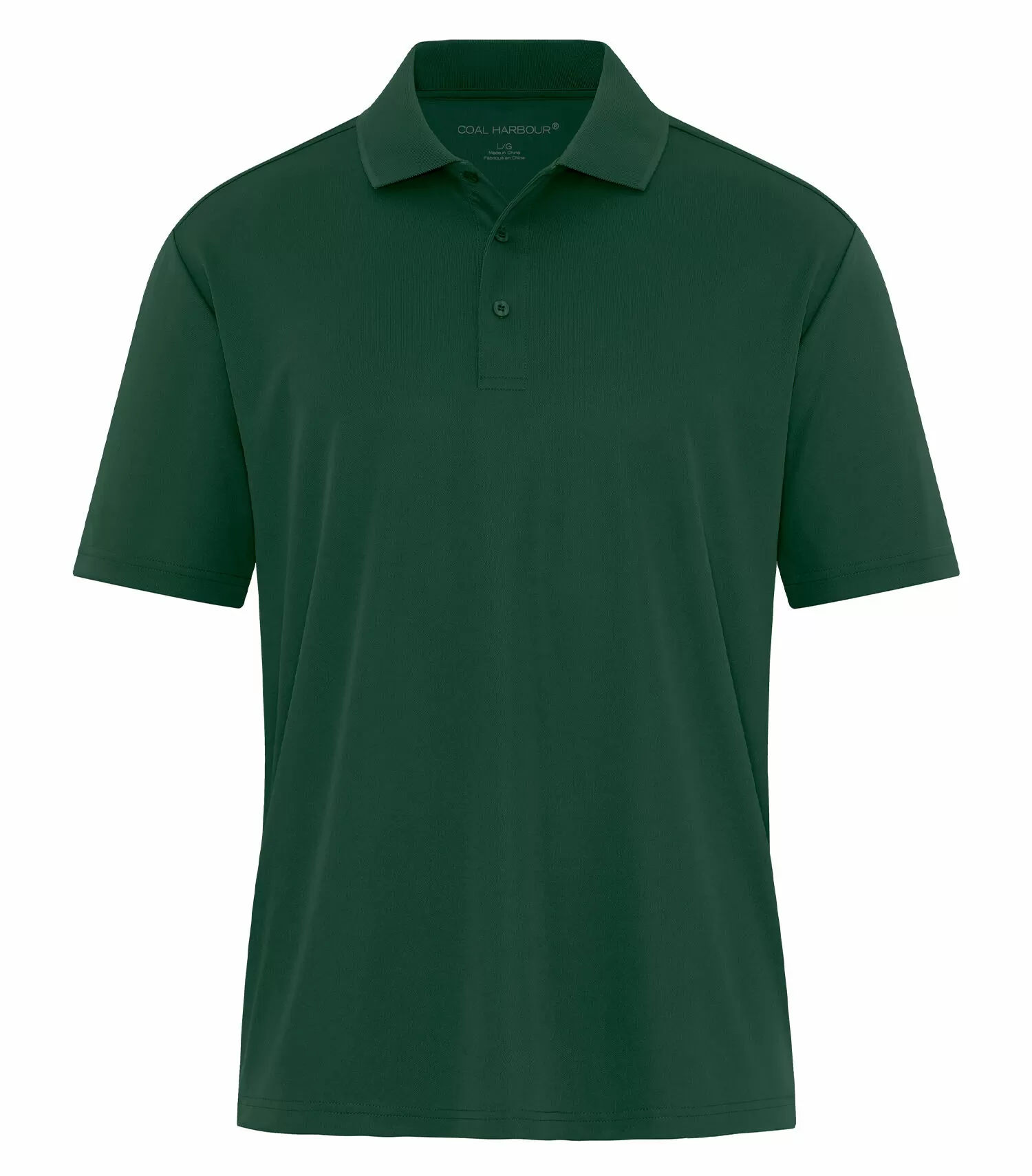 Coal Harbour Everyday Snag Resistant Polo in Forest Green