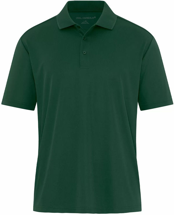 Am image of a Custom Coal Harbour Everyday Snag Resistant Polo in Forest Green!