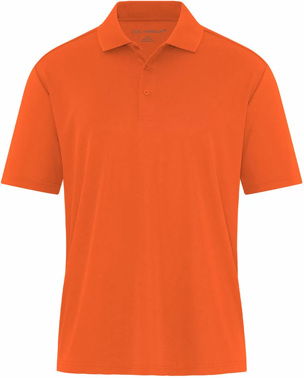 Am image of a Custom Coal Harbour Everyday Snag Resistant Polo in Orange!