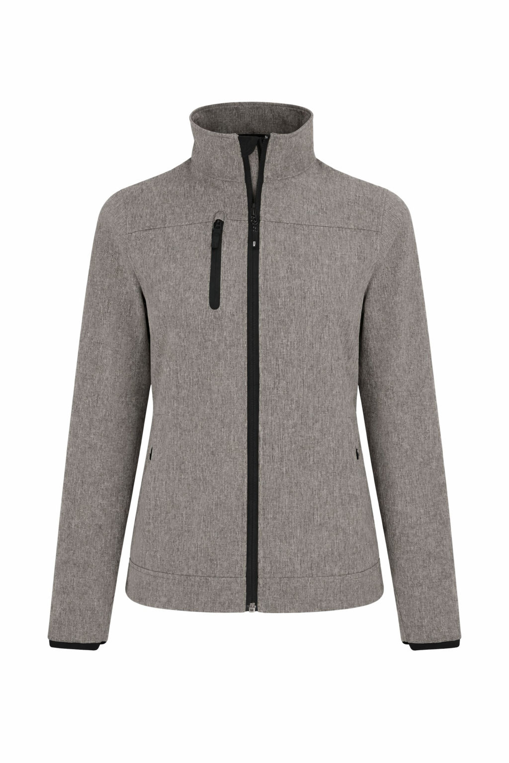 Coal Harbour Premier Water Repellent Soft Shell Ladies Jacket in Gravel