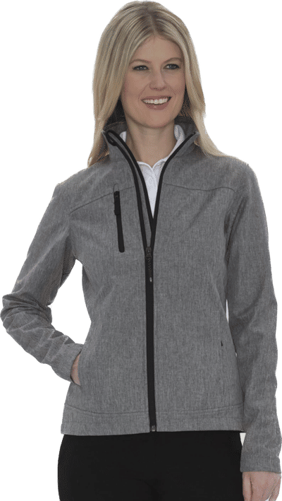 An image of a Custom Coal Harbour Premier Water Repellent Soft Shell Ladies Jacket!
