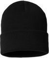 An image of a Custom Columbia City Trek Heavyweight Beanie in Black!