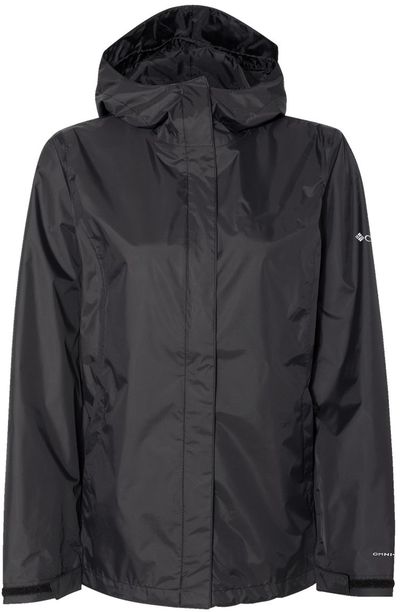 Am image of a Custom Columbia Ladies Arcadia V2 Jacket in Black!