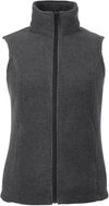 Am image of a Custom Columbia Ladies Benton Springs Vest in Charcoal Heather!