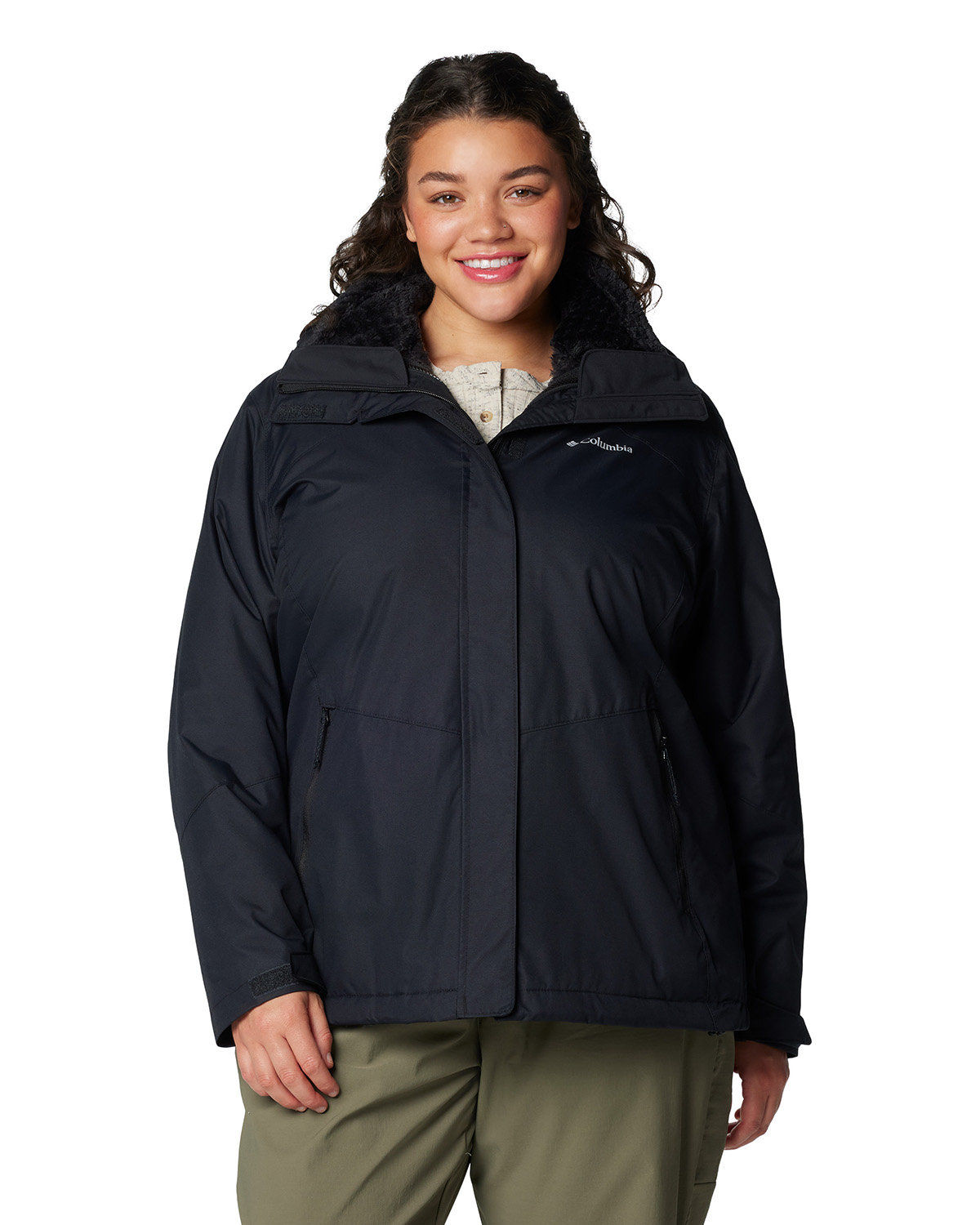 Columbia Ladies Bugaboo V3  Fleece Interchange Jacket in Black