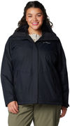 Am image of a Custom Columbia Ladies Bugaboo V3  Fleece Interchange Jacket in Black!
