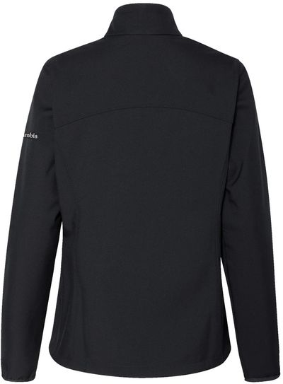 Am image of a Custom Columbia Ladies Kruser Ridge Softshell in Black!