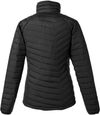 Am image of a Custom Columbia Ladies Powder Lite Full Zip Jacket in Black!