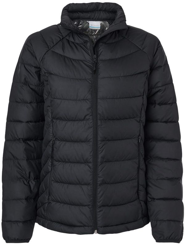Am image of a Custom Columbia Ladies Powder Lite V2 Full Zip Jacket in Black!