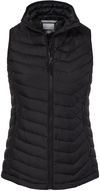Am image of a Custom Columbia Ladies Powder Lite Vest in Black!