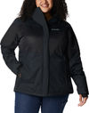 Am image of a Custom Columbia Ladies Tipton Peak V3 Insulated Jacket in Black!