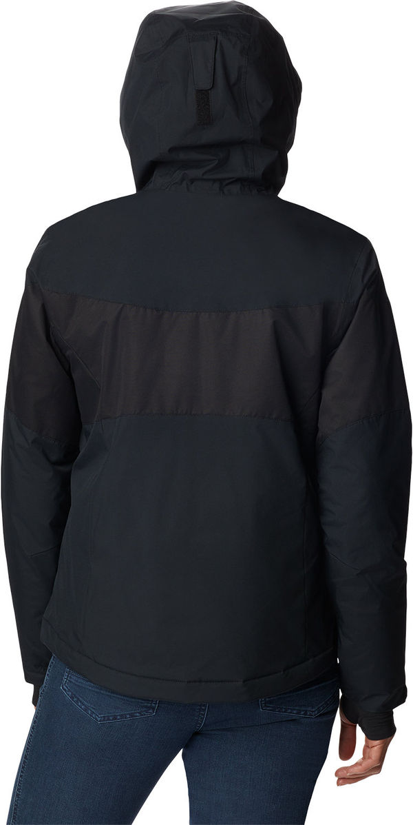 Am image of a Custom Columbia Ladies Tipton Peak V3 Insulated Jacket in Black!