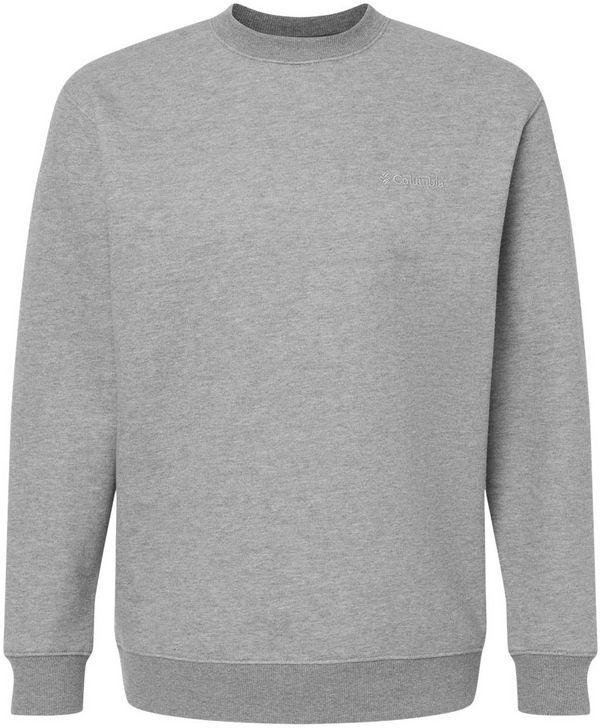 An image of a Custom Columbia Men's Hart Mountain Sweater in Charcoal Heather!