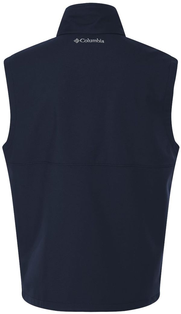 An image of a Custom Columbia Mens Ascender V2 Soft Shell Vest in Collegiate Navy!