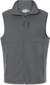 An image of a Custom Columbia Mens Ascender V2 Soft Shell Vest in Graphite!