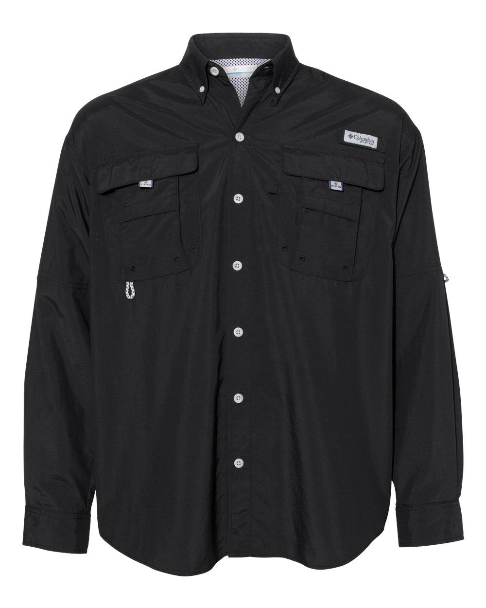 Columbia Mens Bahama Long Sleeve Shirt in Black