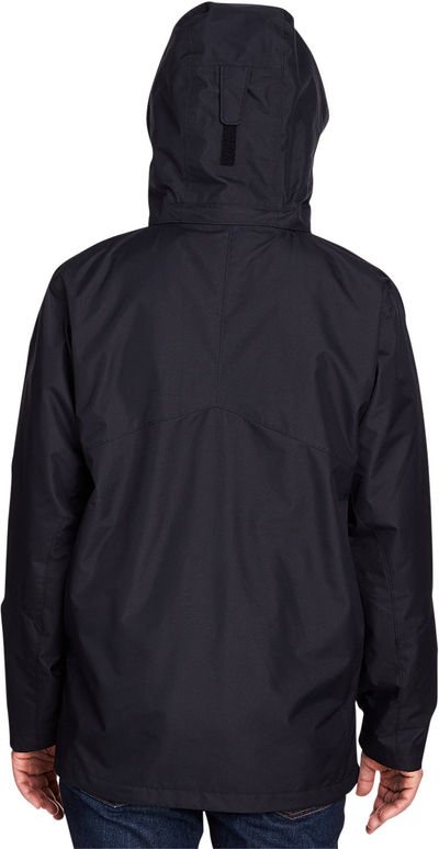 Am image of a Custom Columbia Mens Bugaboo V3 Fleece Interchange Jacket in Black!