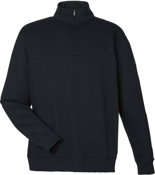 Am image of a Custom Columbia Mens Hart Mountain V2 Half Zip in Black!