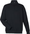 Am image of a Custom Columbia Mens Hart Mountain V2 Half Zip in Black!