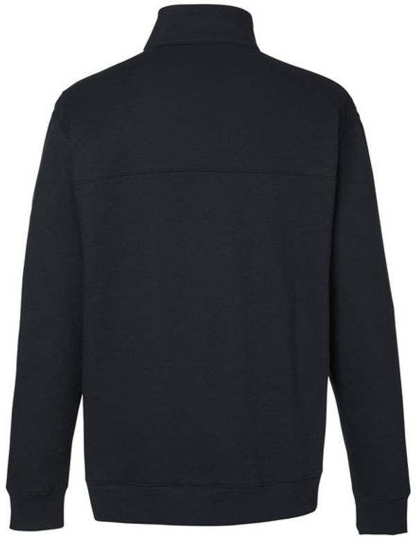 Am image of a Custom Columbia Mens Hart Mountain V2 Half Zip in Black!