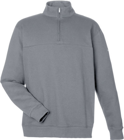 Am image of a Custom Columbia Mens Hart Mountain V2 Half Zip in Charcoal Heather!