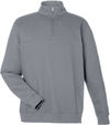 Am image of a Custom Columbia Mens Hart Mountain V2 Half Zip in Charcoal Heather!