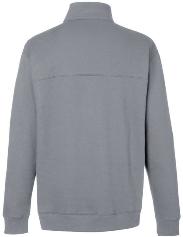 Am image of a Custom Columbia Mens Hart Mountain V2 Half Zip in Charcoal Heather!