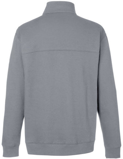 Am image of a Custom Columbia Mens Hart Mountain V2 Half Zip in Charcoal Heather!