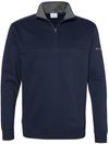 Am image of a Custom Columbia Mens Hart Mountain V2 Half Zip in Collegiate Navy!