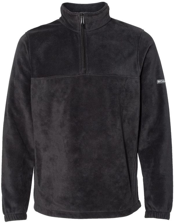 Am image of a Custom Columbia Mens Steens Mountain Half Zip in Black!