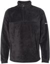 Am image of a Custom Columbia Mens Steens Mountain Half Zip in Black!