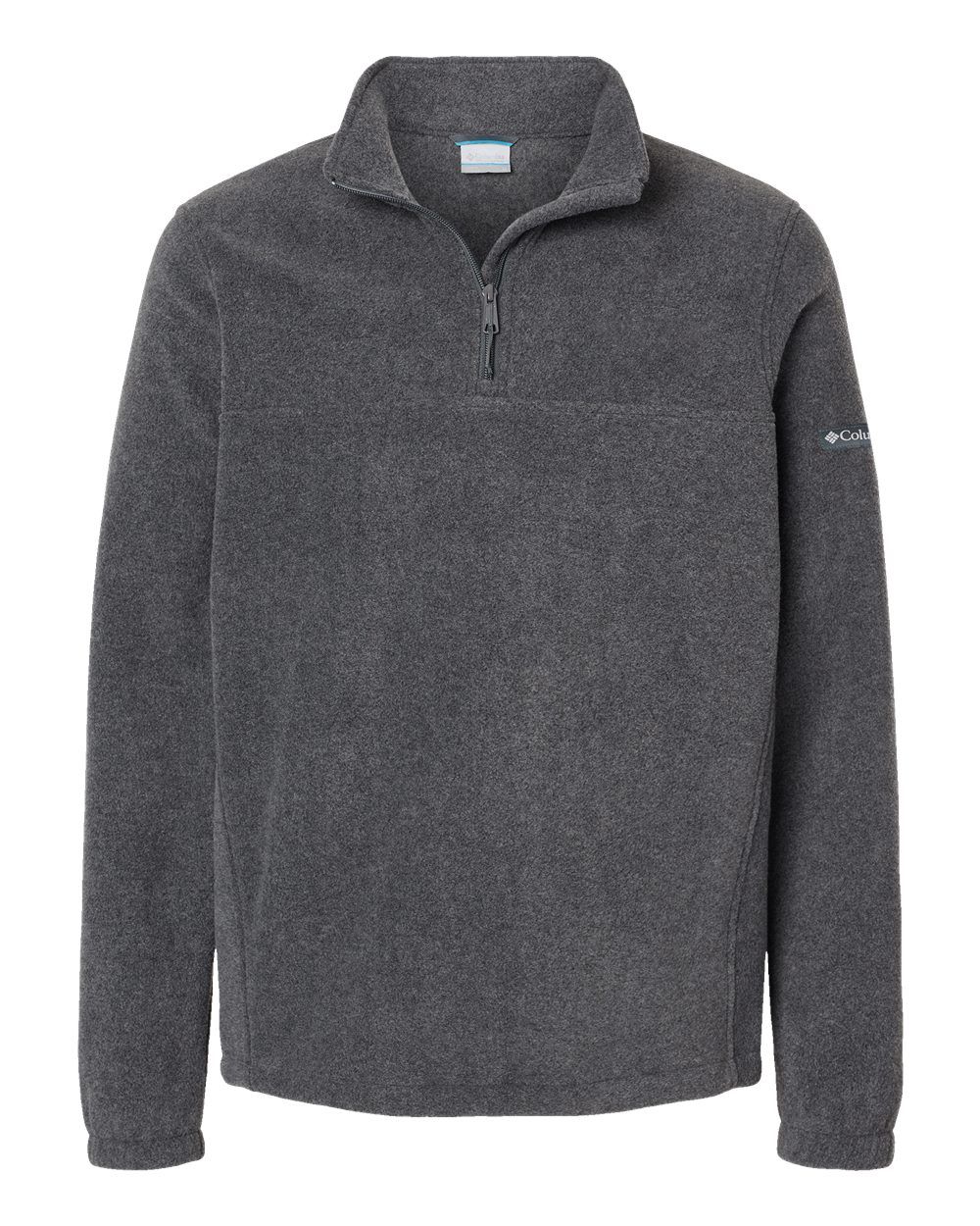 Columbia Mens Steens Mountain Half Zip in Charcoal Heather