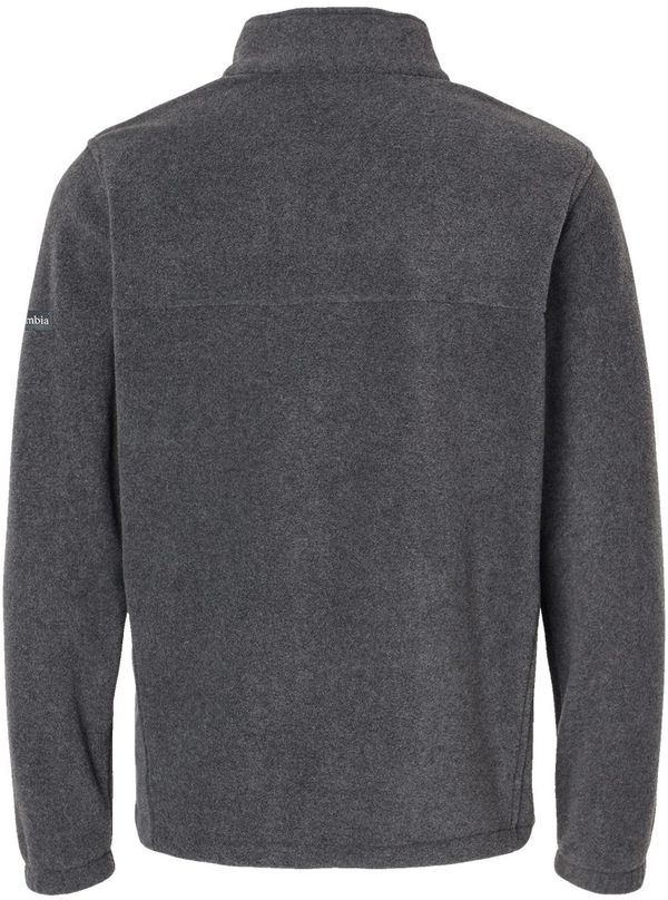 Am image of a Custom Columbia Mens Steens Mountain Half Zip in Charcoal Heather!